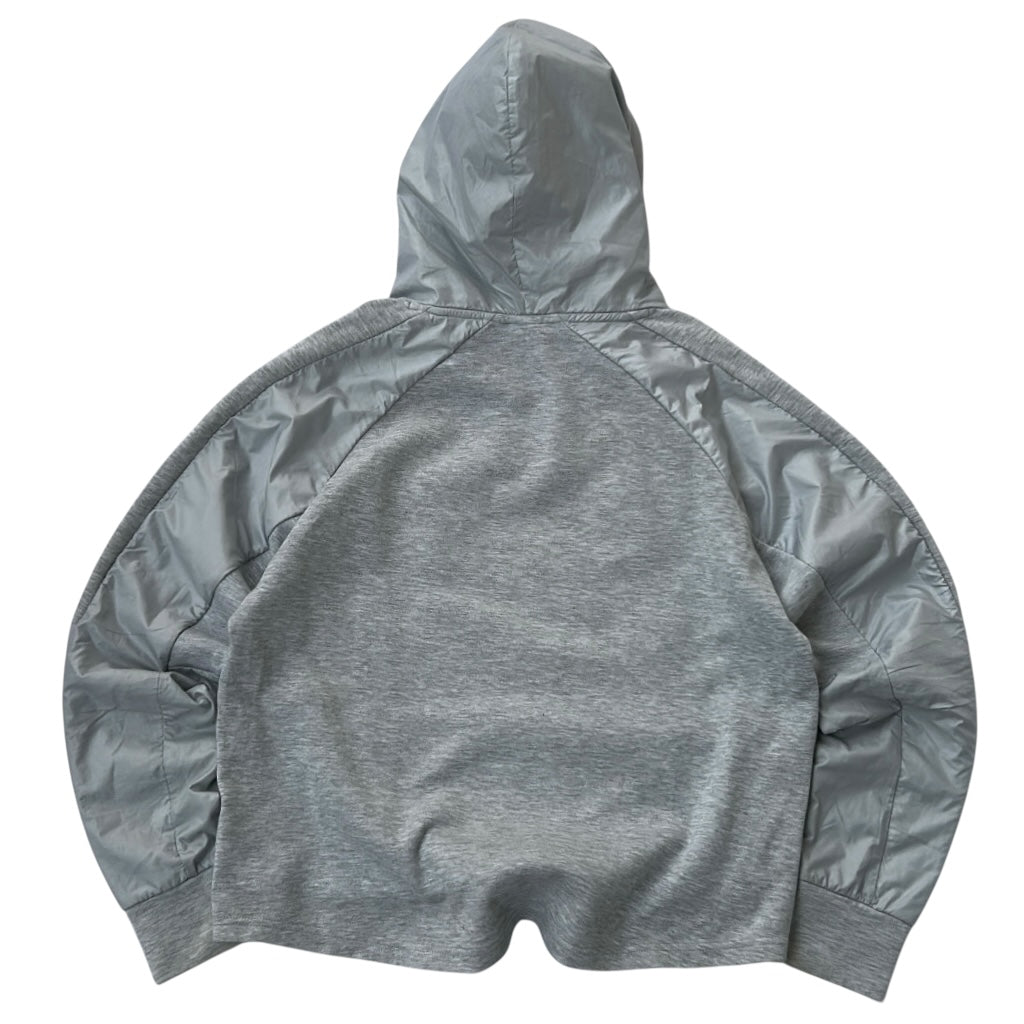 Puma Grey Multi Material Hoodie