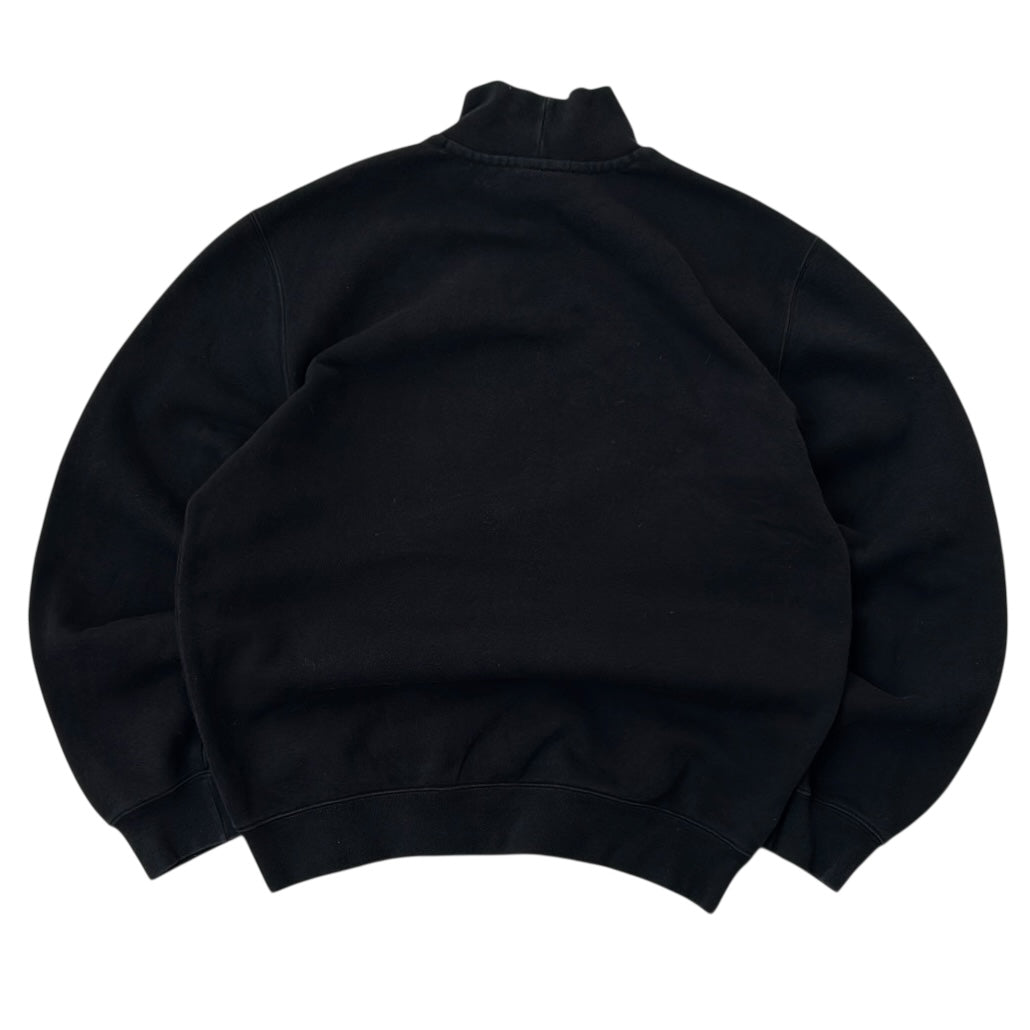Champion Black Logo Turtleneck Sweatshirt