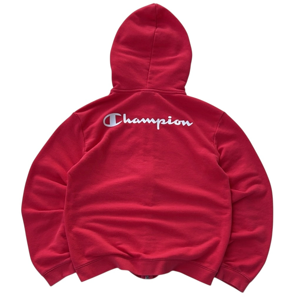 Champion Back & Front Logo Full Zip Hooded Jacket