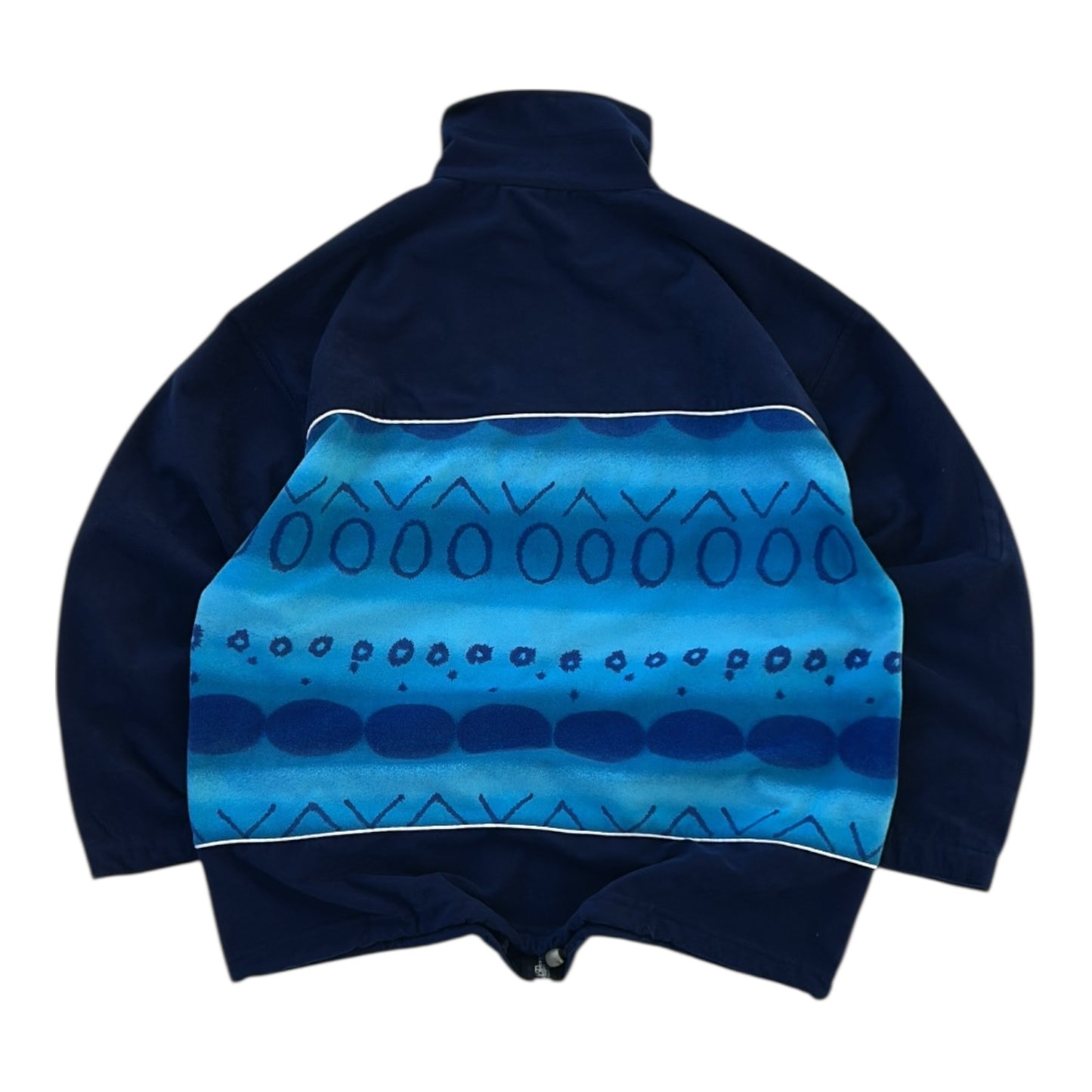 Young Wave Micro Fleece Blue Full Zip Adjustable Jacket