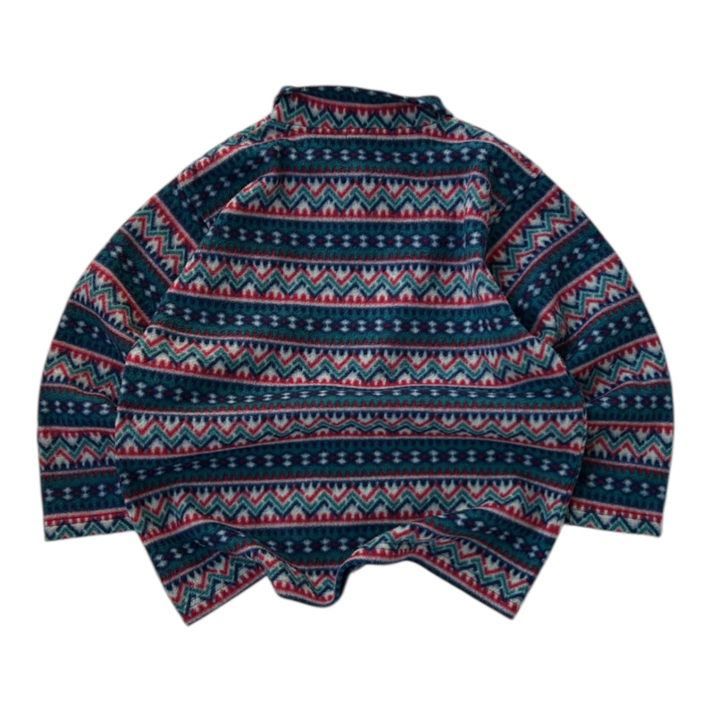 Christmas Pattern Fleece Overshirt