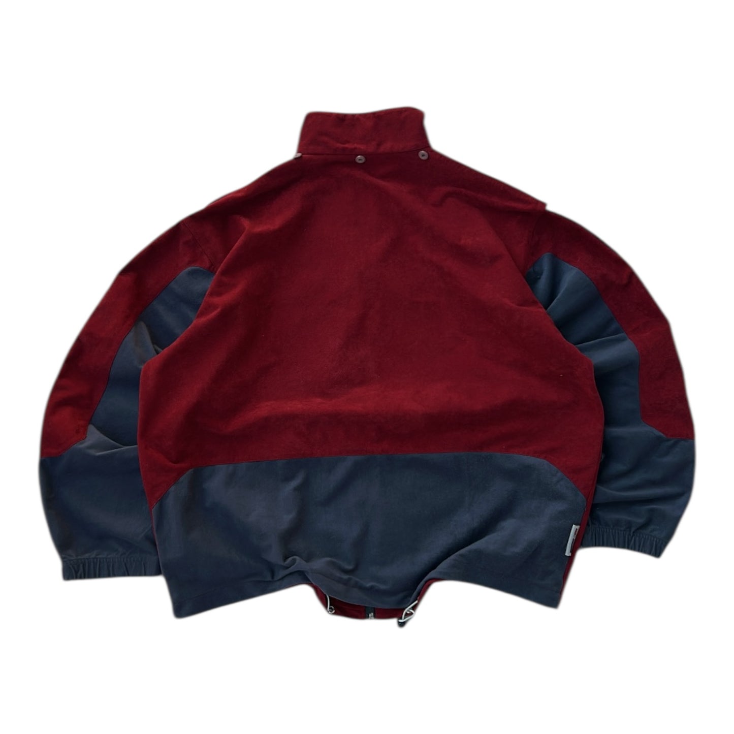 Brugi Burgundy Micro Fleece Adjustable Full Zip Jacket