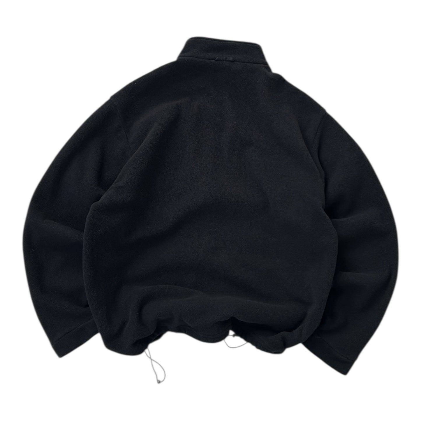 Fila Black Full Zip Fleece Adjustable Jacket