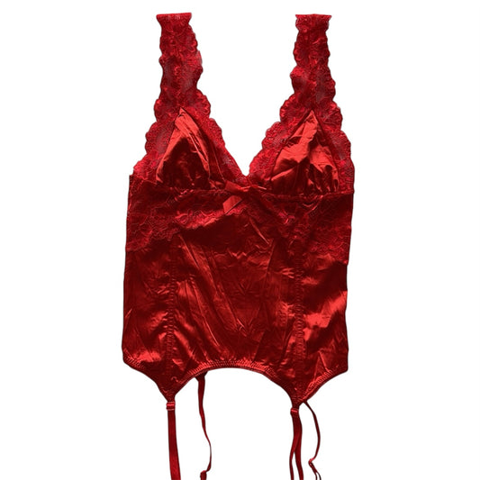 Lingerie Lace& Silk Corset Top (Adjustable Strap)