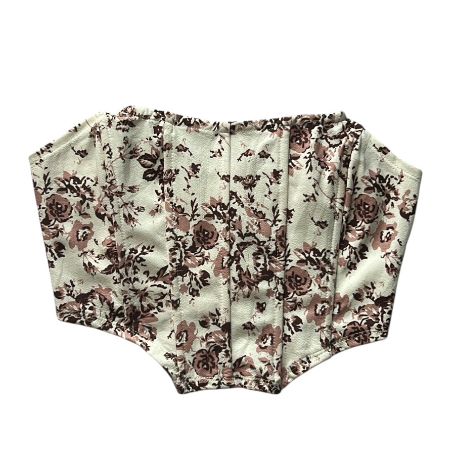 Strapless Floral Corset Top