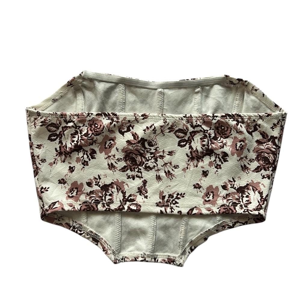 Strapless Floral Corset Top