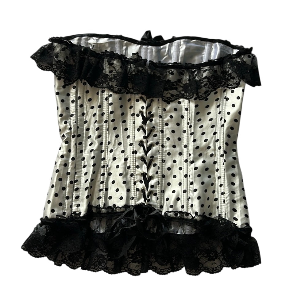 Polka Dot Corset Top