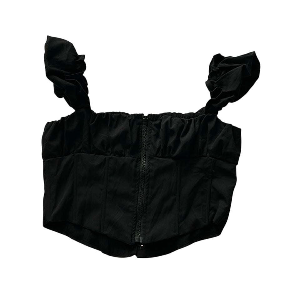 Puffy Sleeves Corset Top