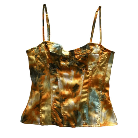 Silk Corset Top (Adjustable Strap)