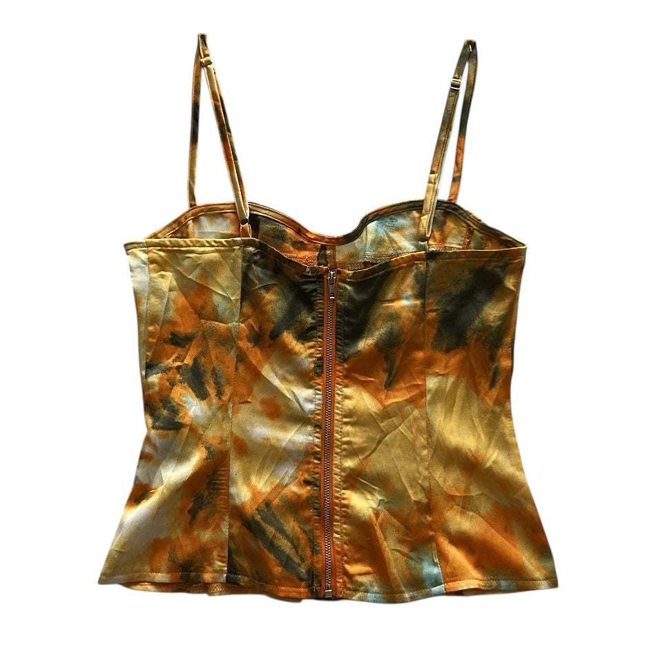 Silk Corset Top (Adjustable Strap)