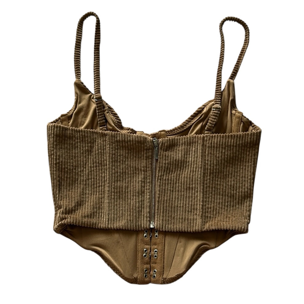 Corduroy Corset Top (Adjustable strap)