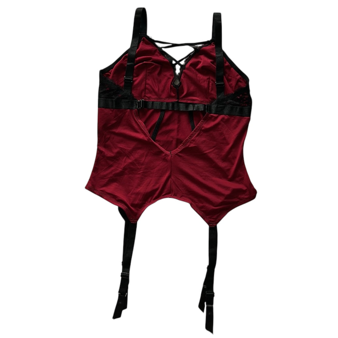 Lingerie Silk & Lace Corset Top (Adjustable strap)