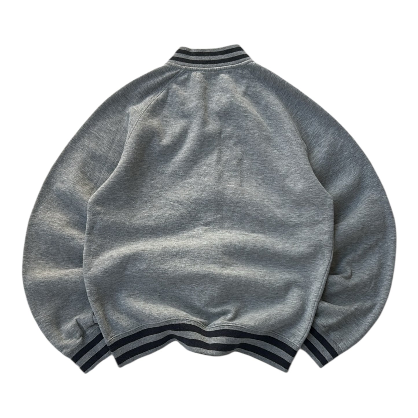 Champion Grey Varsity Style Full Zip Jacket