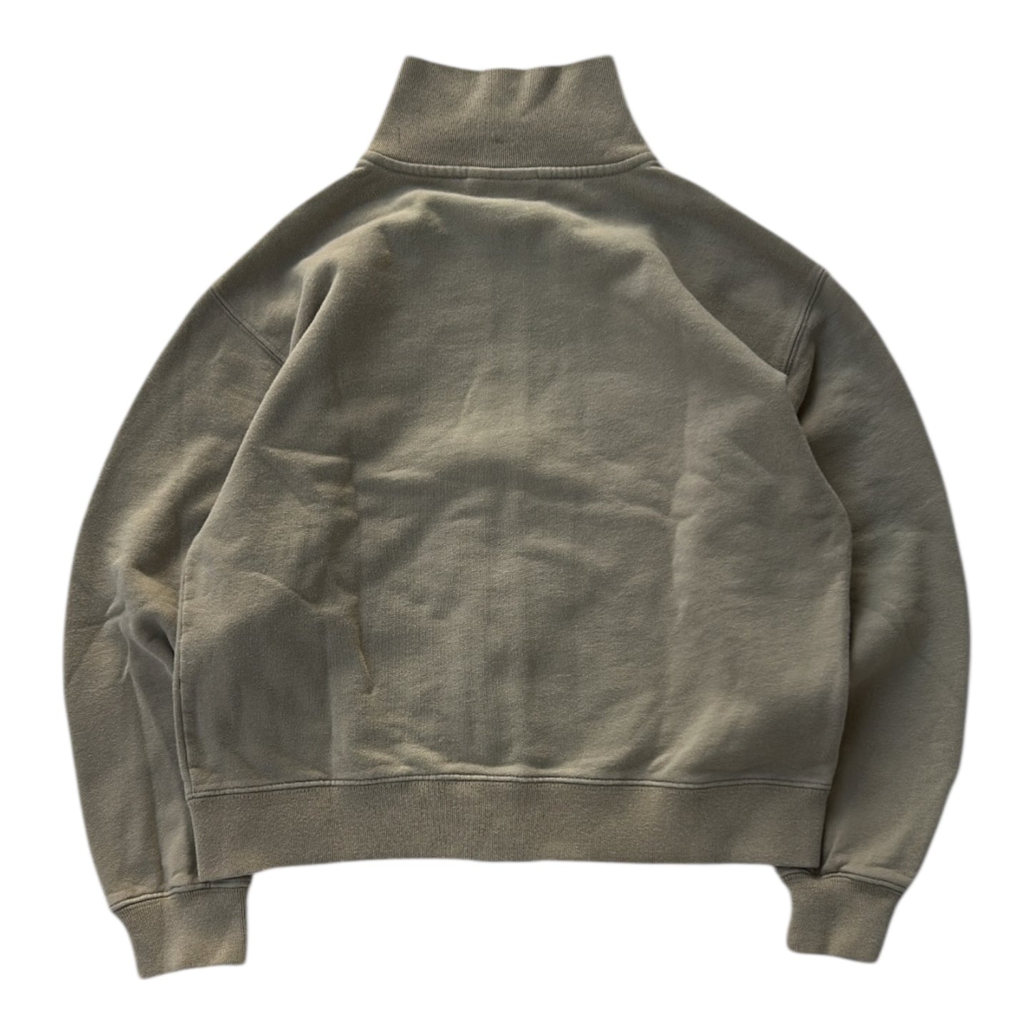 Asics Beige Vintage Waist length Full Zip Jacket