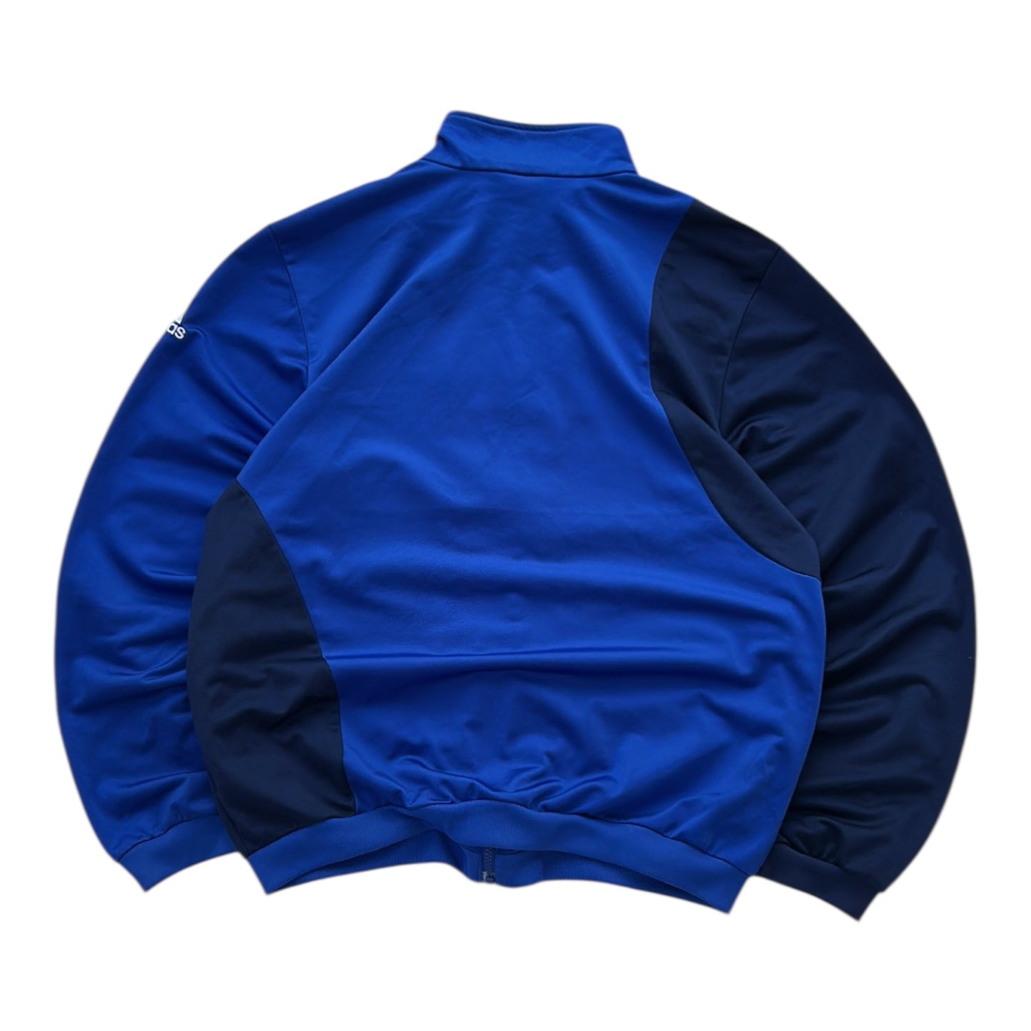 Adidas Three Stripe Blue x Navy Full Zip Track jacket