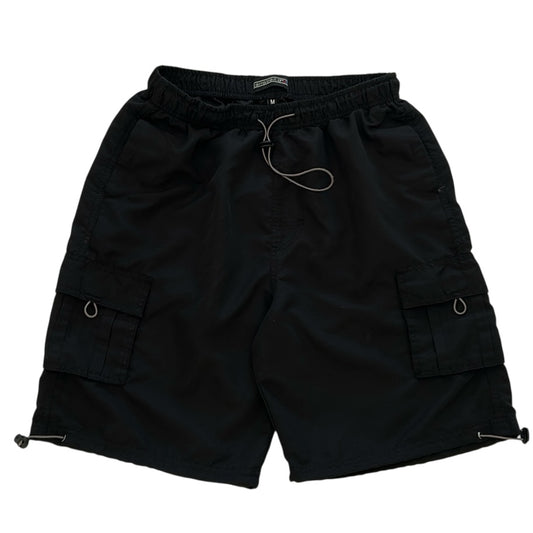 Parachute Cargo Shorts With Adjustable Waist