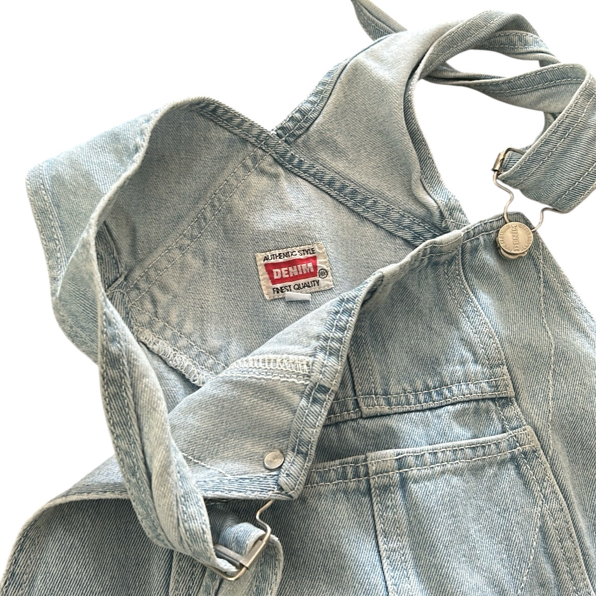Vintage Denim Shorts Dungarees