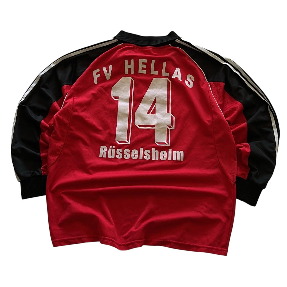 Vintage ADIDAS top football soccer jersey FV Hellas