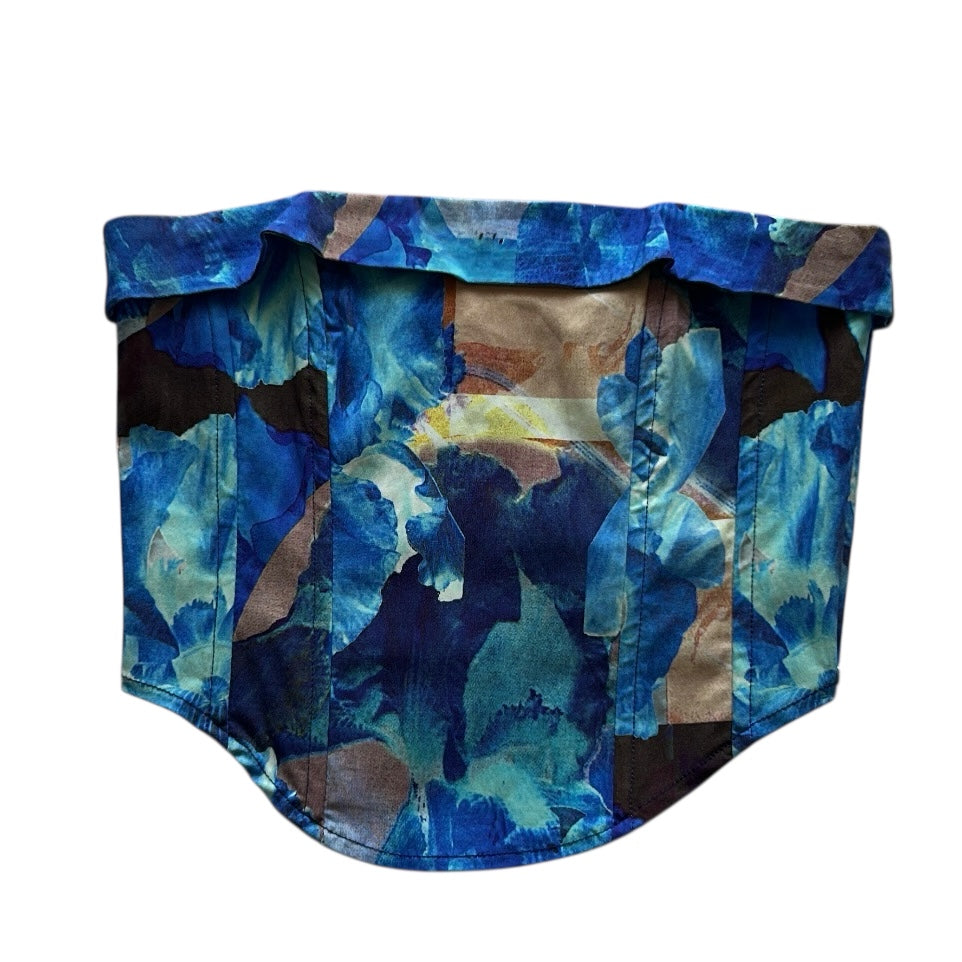 Strapless Retro Corset Top (Side Zip)