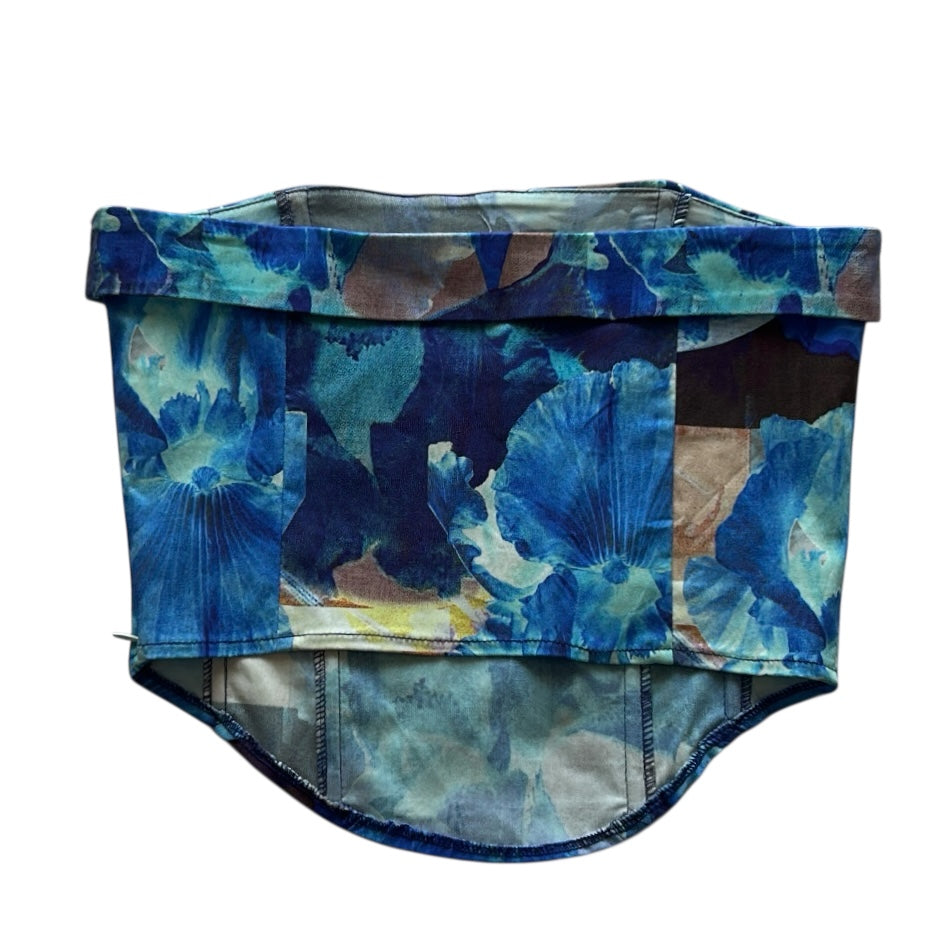 Strapless Retro Corset Top (Side Zip)