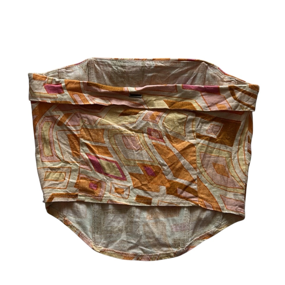 Strapless Retro Corset Top (Side Zip)