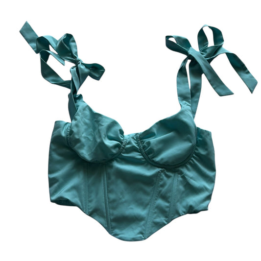 Tie Strap Corset Top (Back Zip)