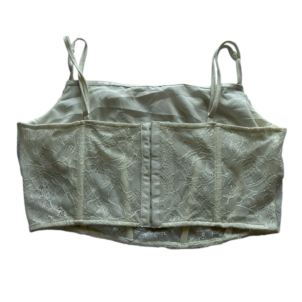 Corset Style Lace Cami Top (Adjustable Strap )