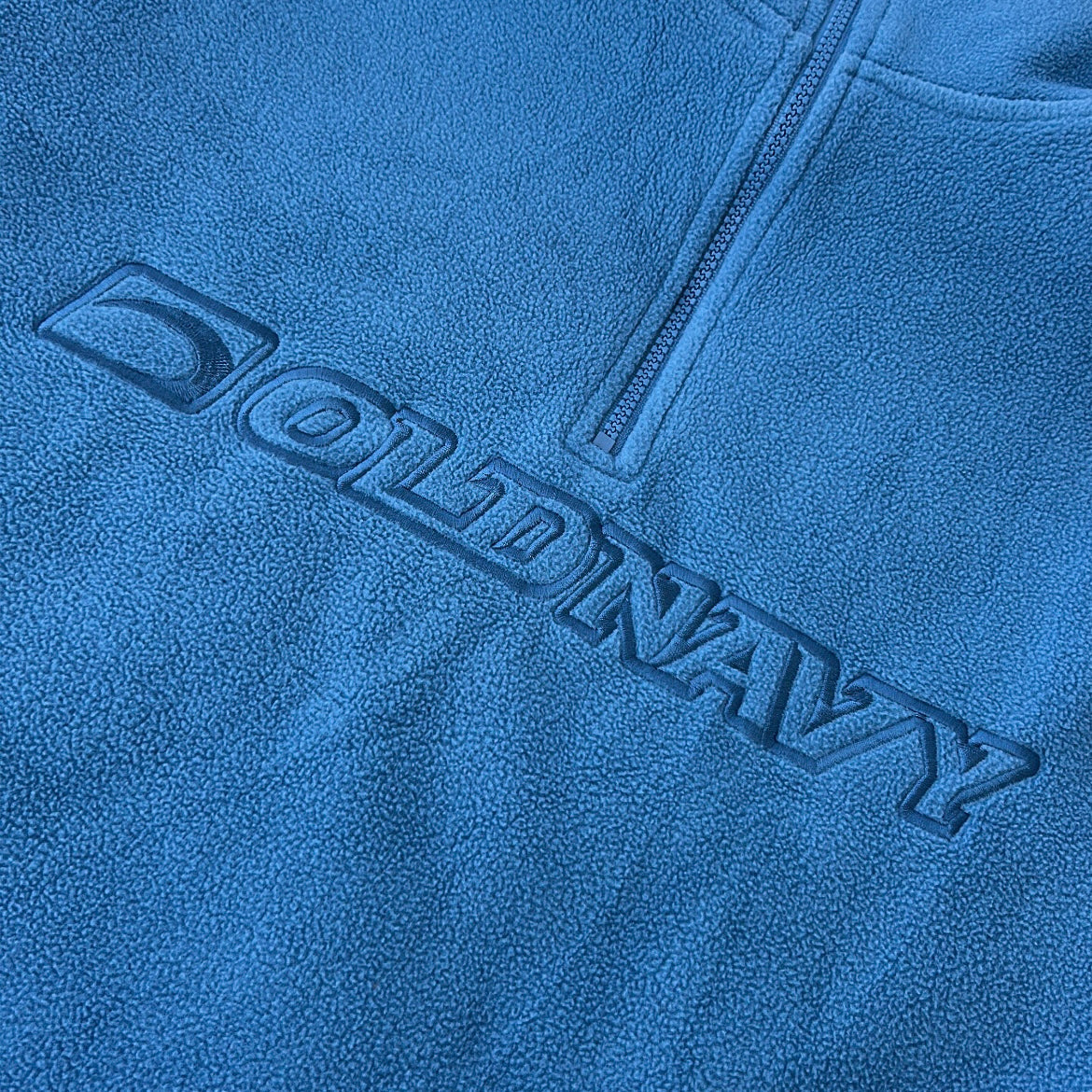 Old Navy Baby Blue 1/4 Zip Adjustable Fleece