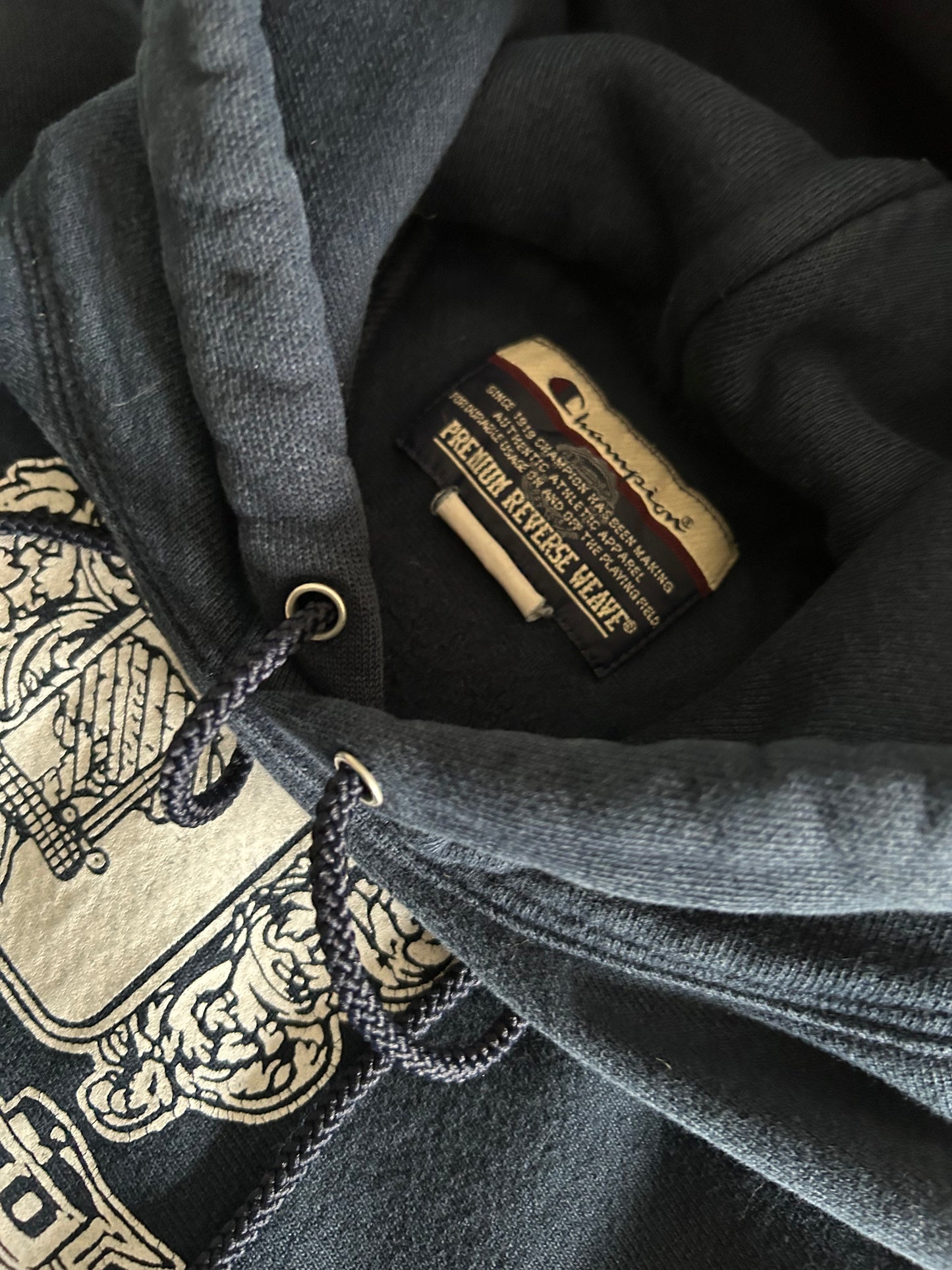 Vintage College Champion Hoodie.