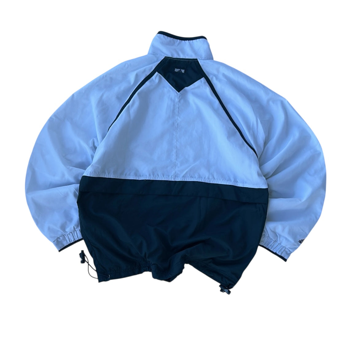 Adidas Forest Green x White Adjusted Shell Zip-Up Jacket