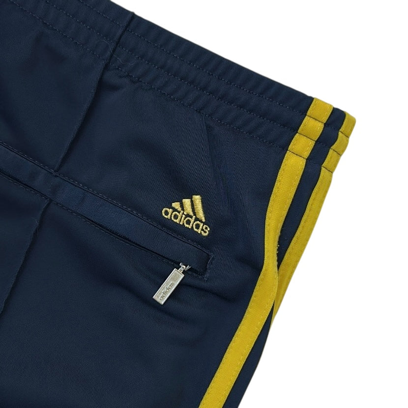 Adidas Navy x Yellow Stripes Track Pants