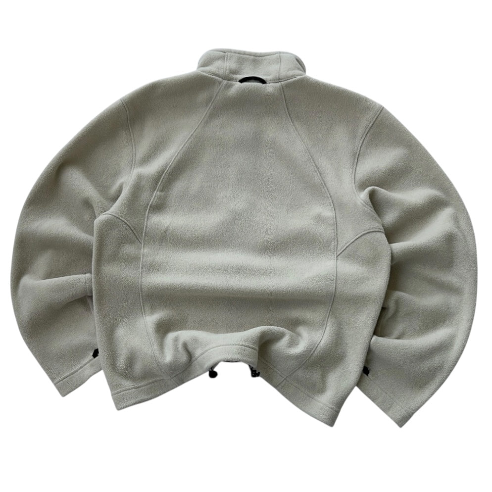 Jack wholfskin Embroidery logo full zip adjustable fleece jacket
