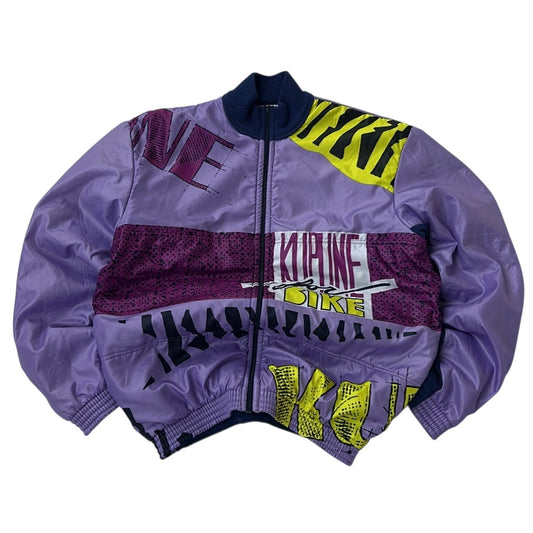 90s Kup Line Shell Fleece Graphic Jacket