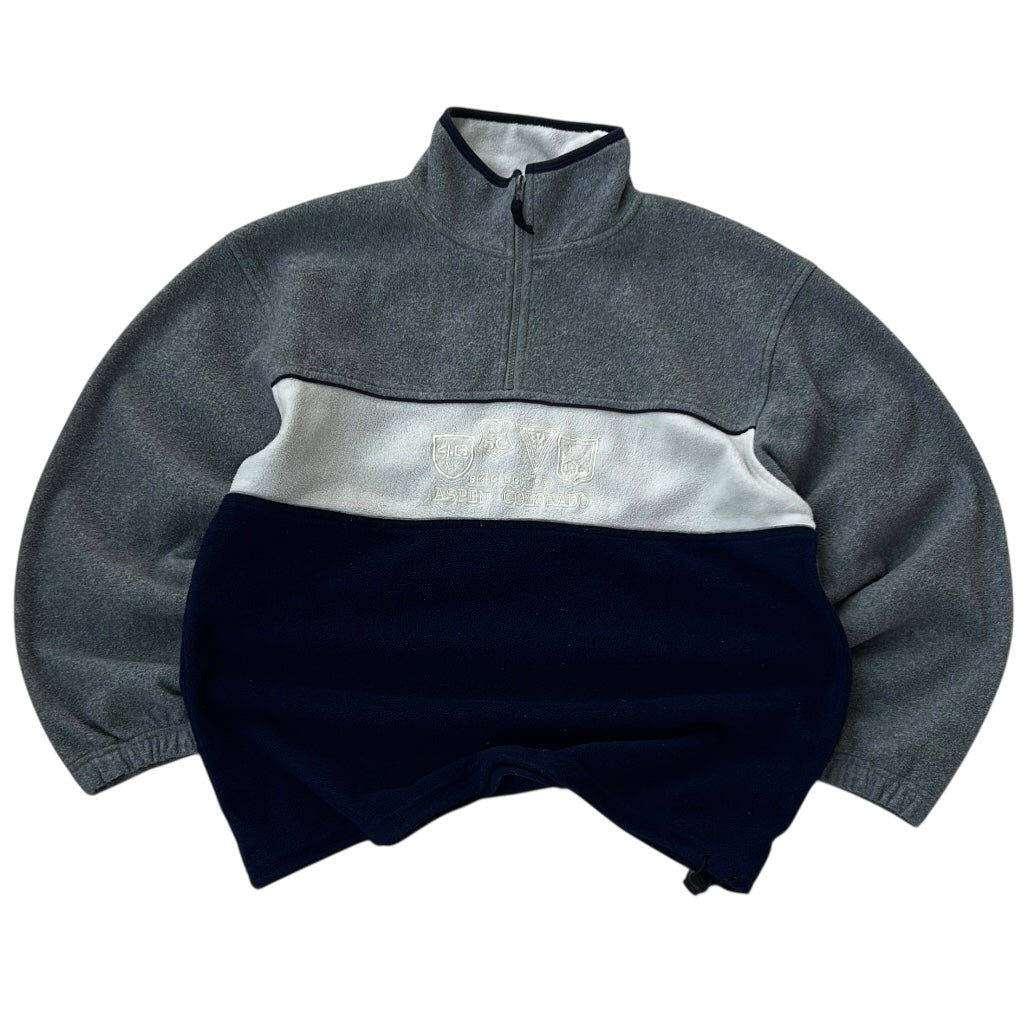 Vintage Via Cortesa Embroidery Pattern 1/4 Zip Fleece
