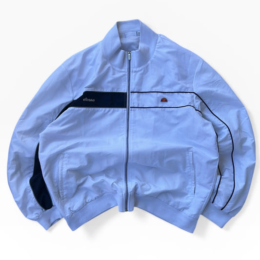 Ellesse White x navy full zip shell jacket