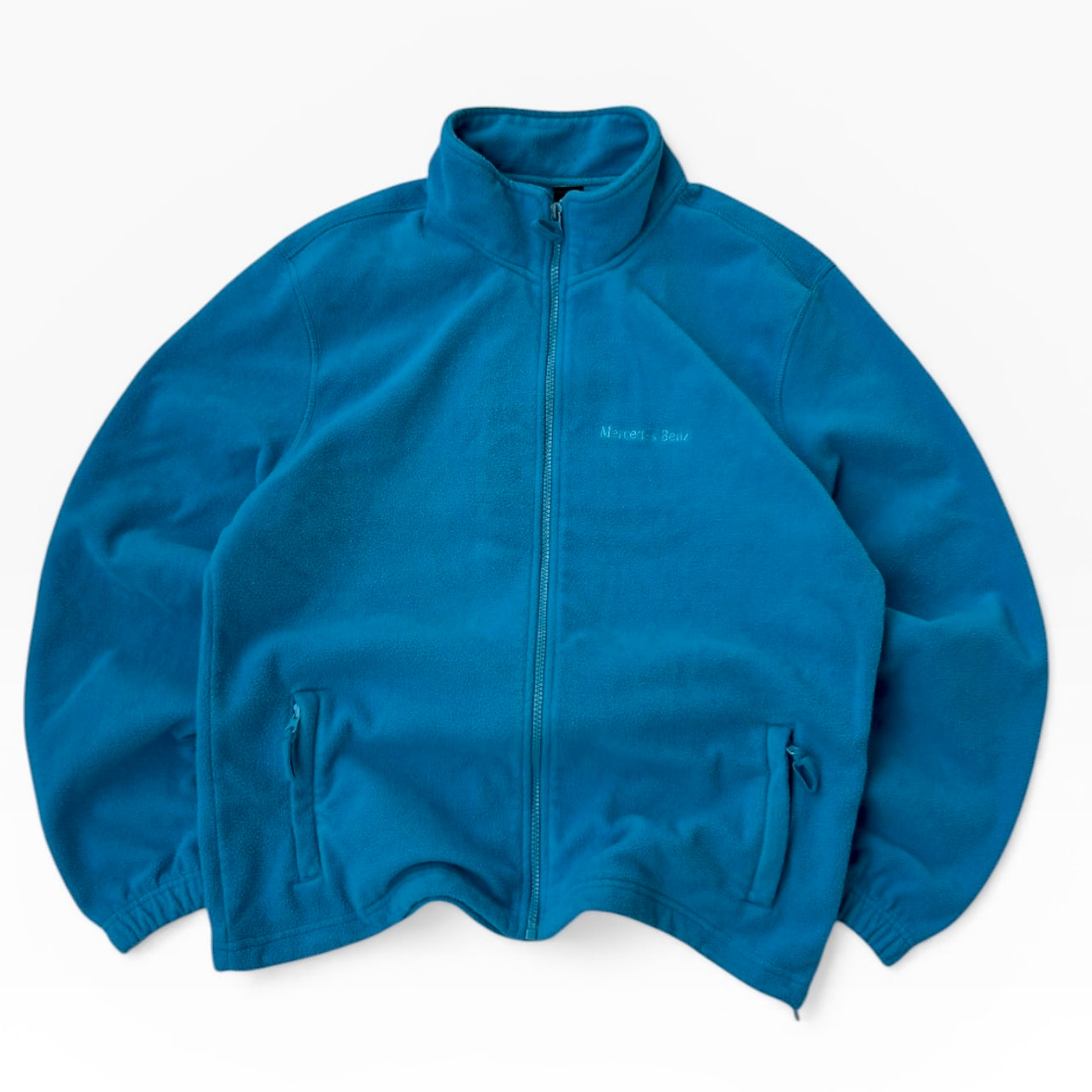 Mercedes Benz Blue Adjastable fleece jacket