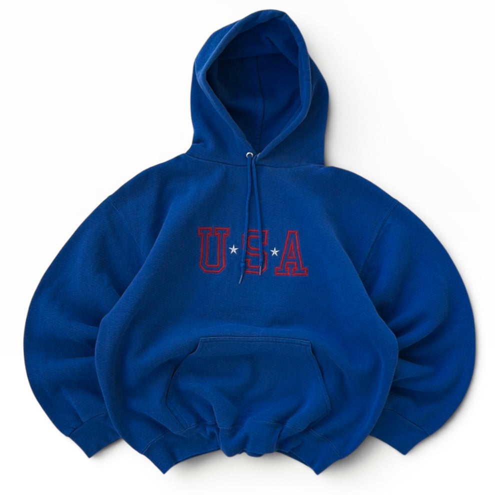 USA graphic blue hoodie