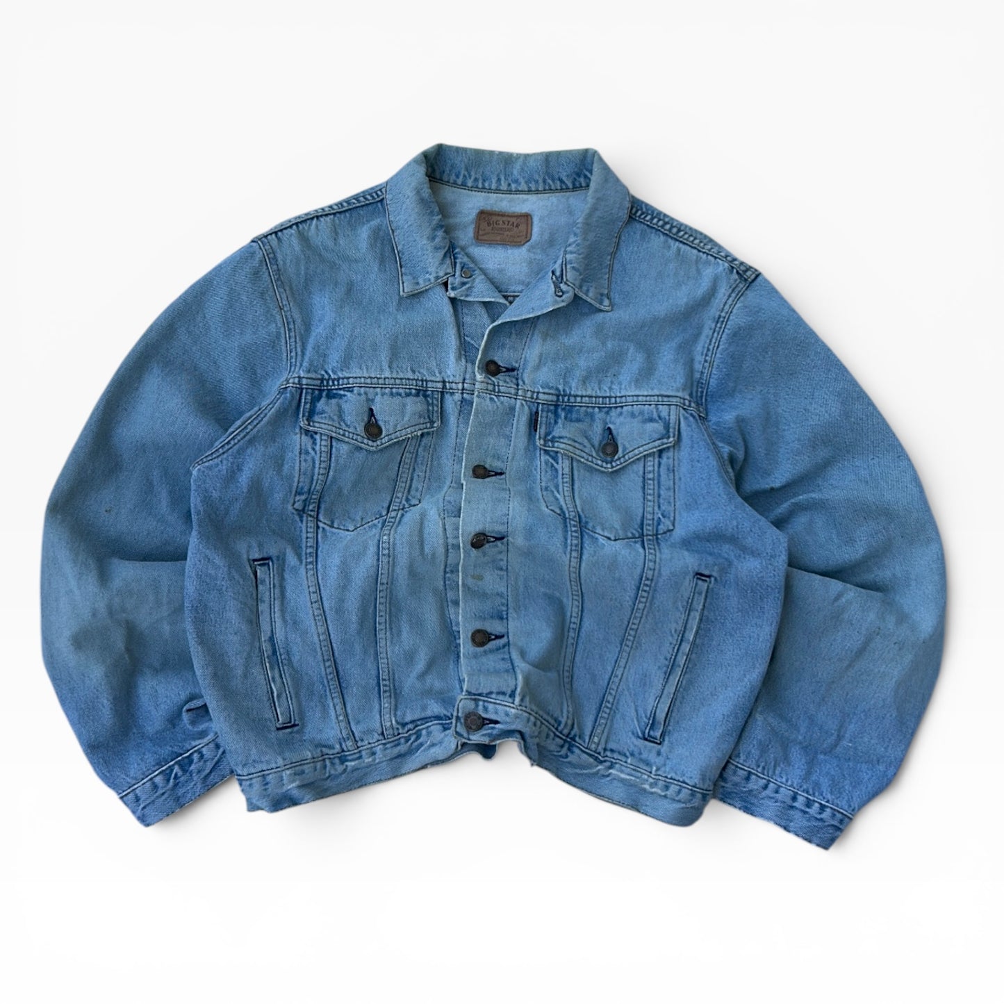 Big star vintage light wash denim jacket