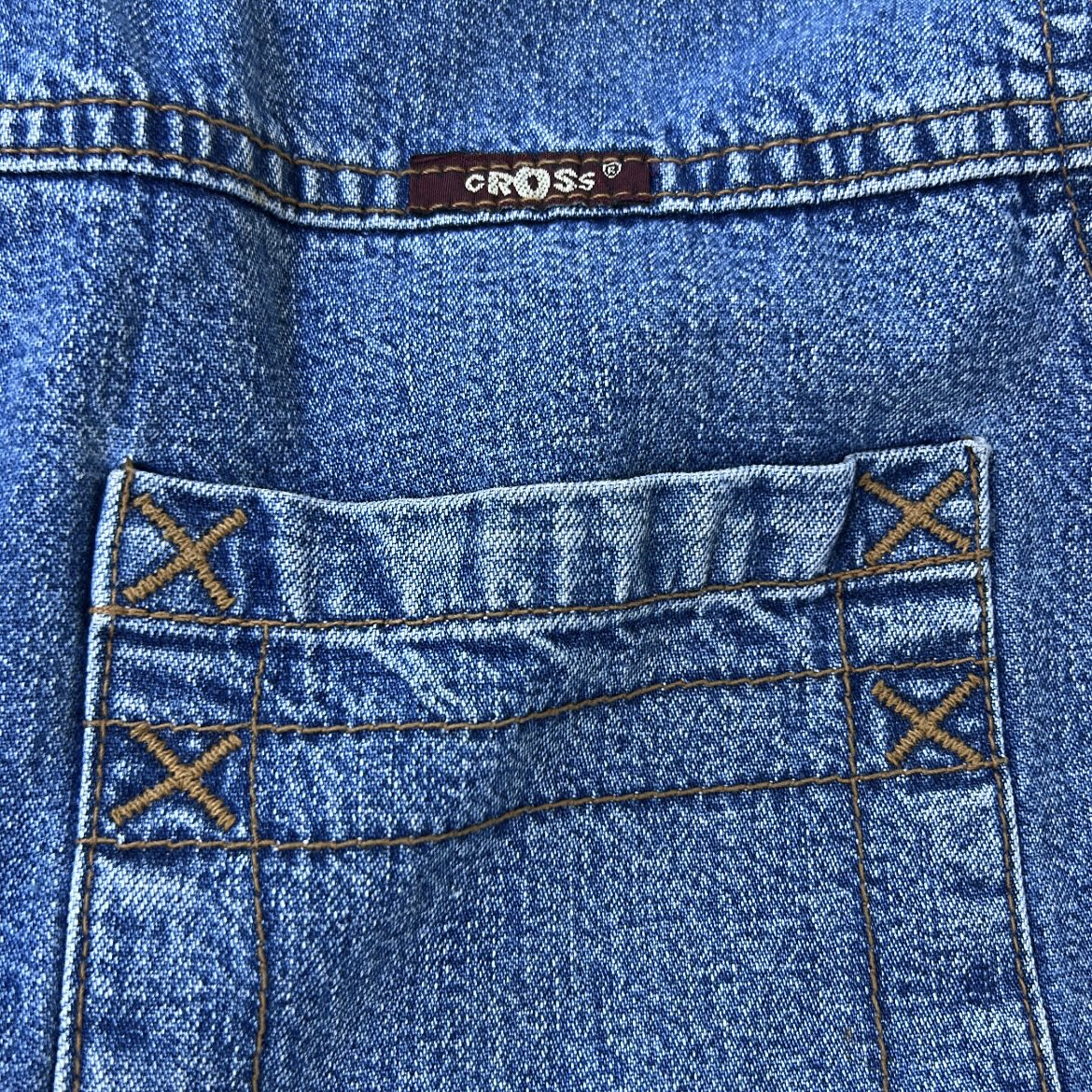 cROSs vintage vest denim jacket