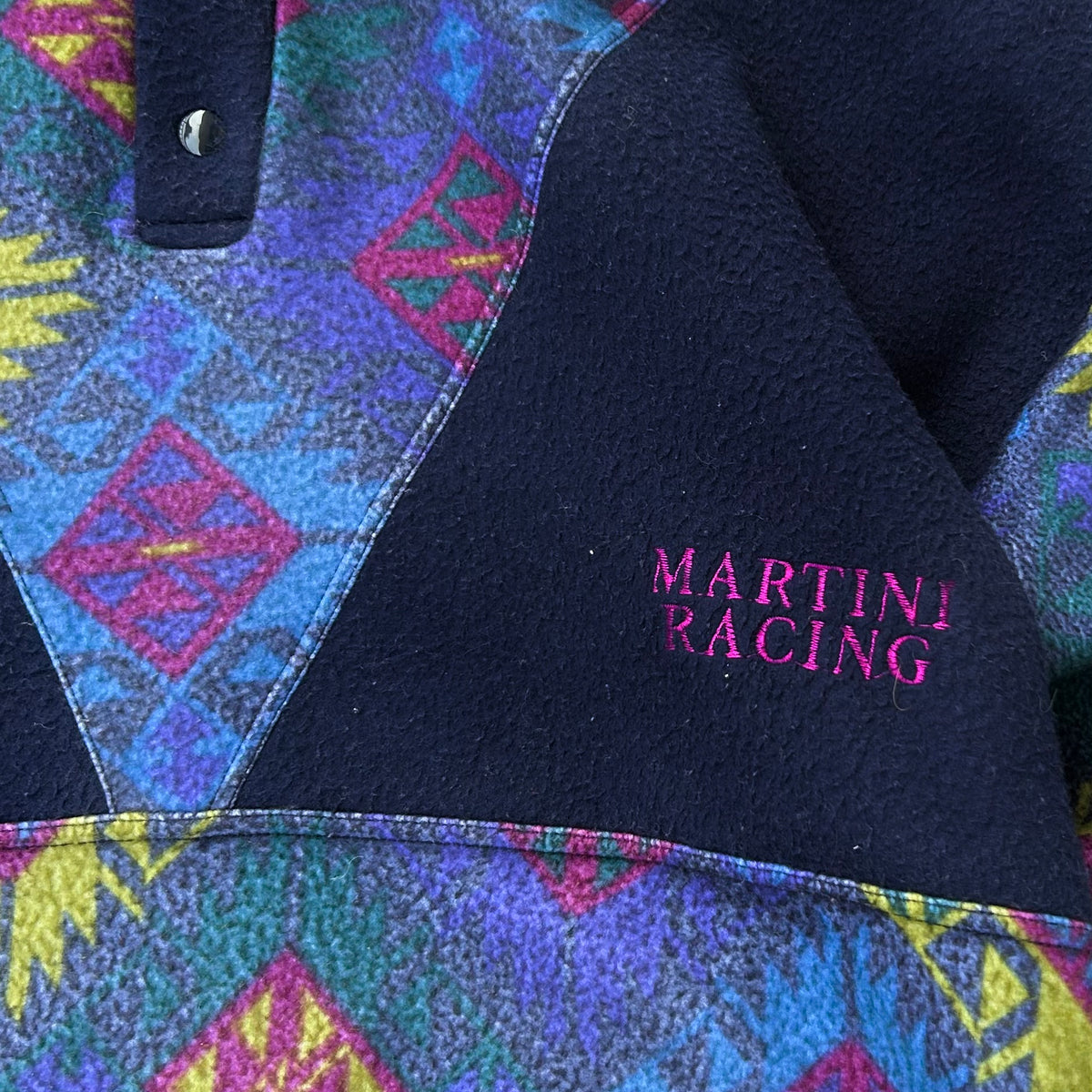 1/4 Button Martini racing made in Italy fleece
