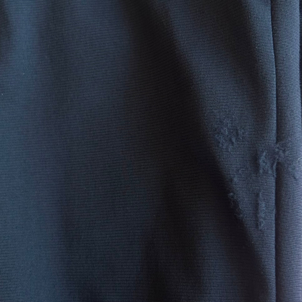 Nike navy x orange logo adjustable track pants
