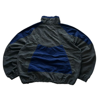 Vintage suede-textured nylon Jacket