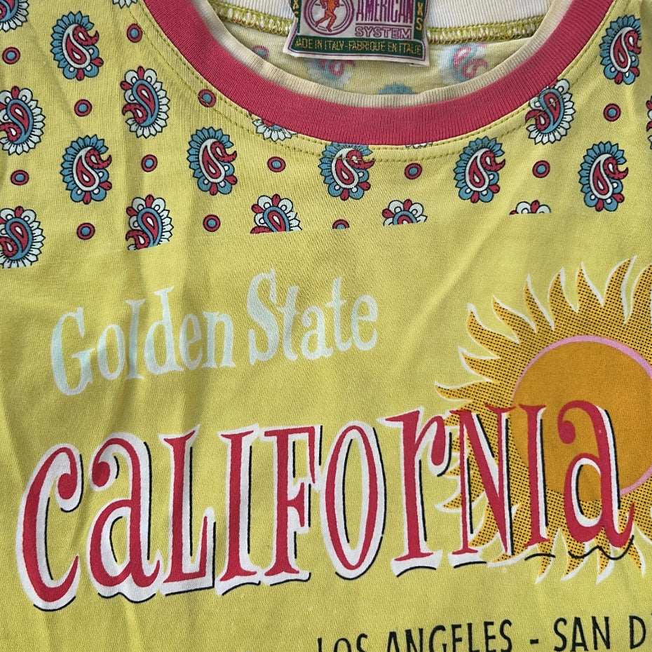 California golden state graphic tee