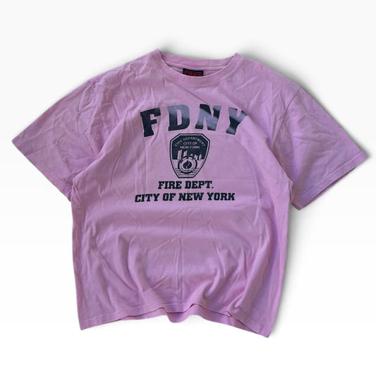 FDNY pink graphic tee