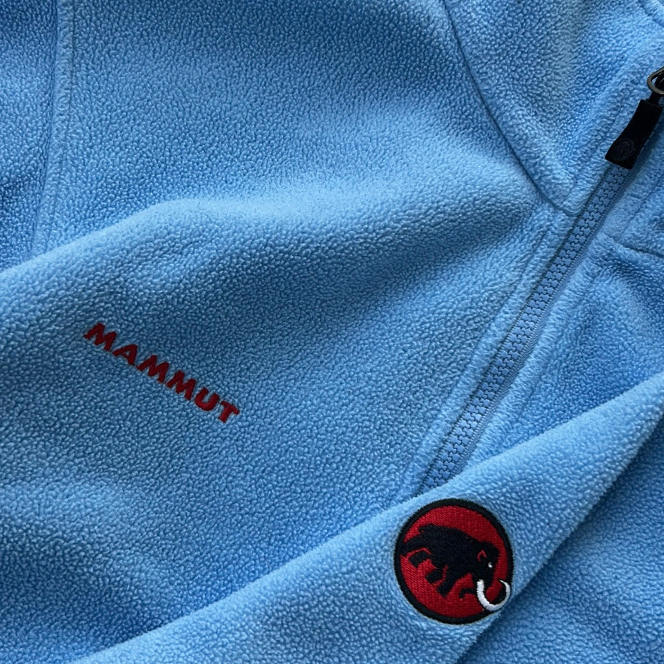 Mammut baby blue adjustable fleece jacket
