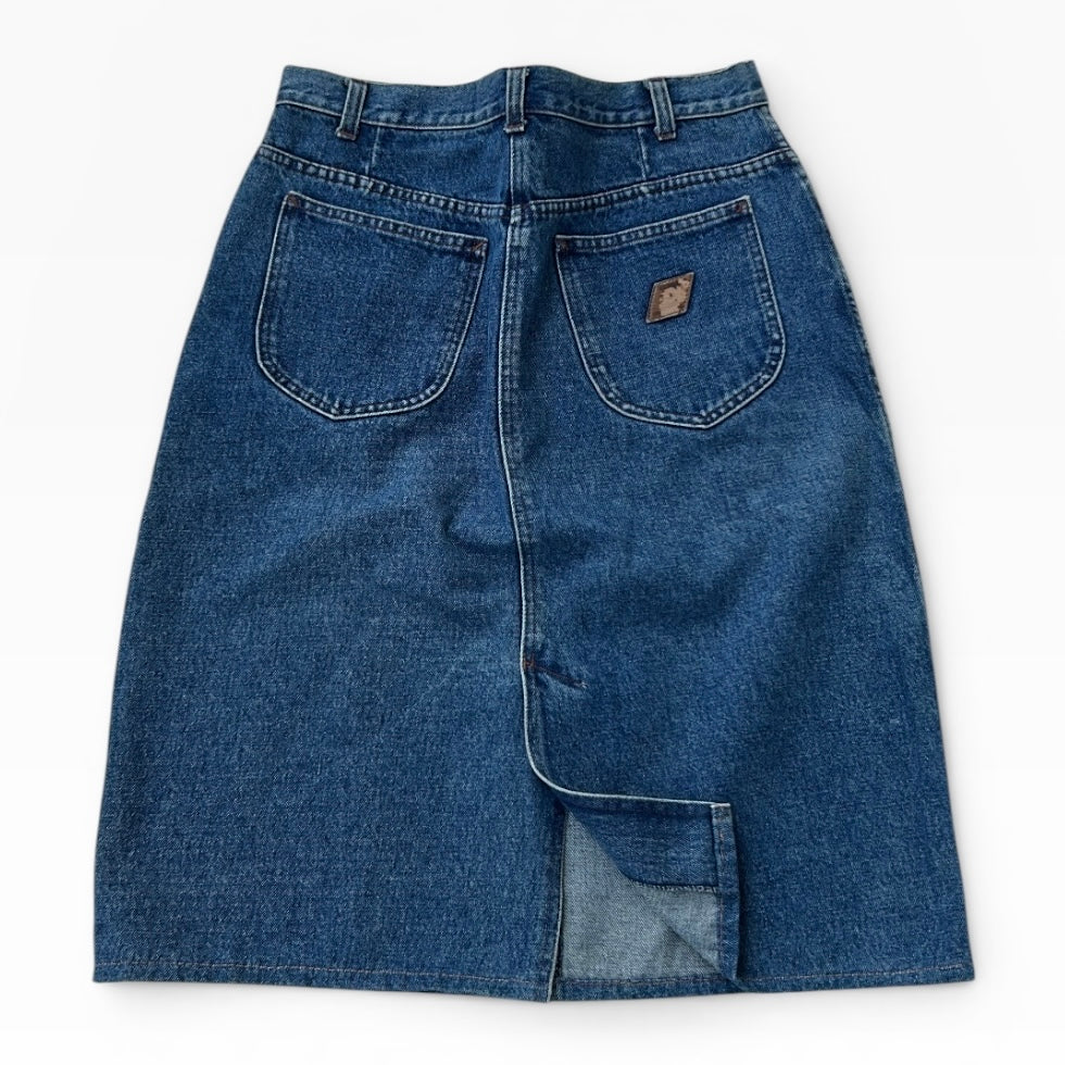 Carrera denim high waisted skirt