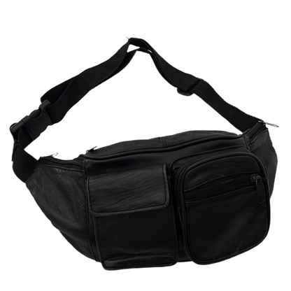 Vintage Leather Banana Bag