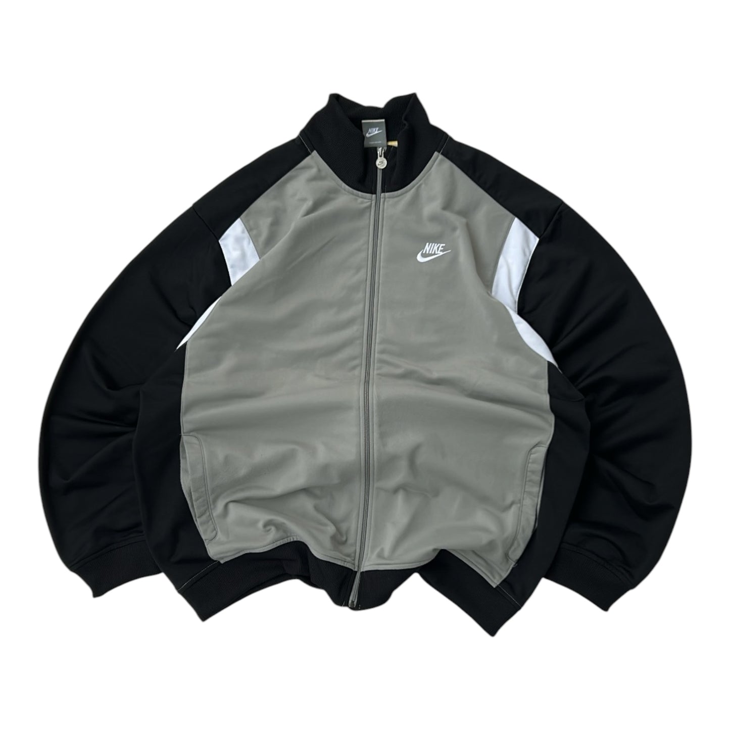 Nike black x grey track jacket