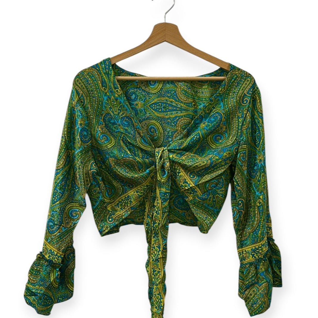 Dead stock retro coloublock tie top