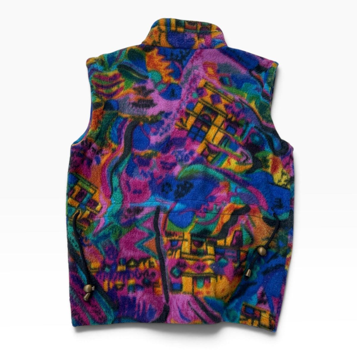 WISE GUYS Colourfull vintage fleece jacket